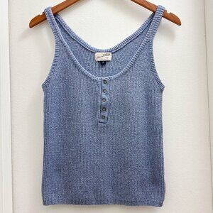 [SOLD] Universal Thread Sweater Tank Top Button Front Henley Size Small